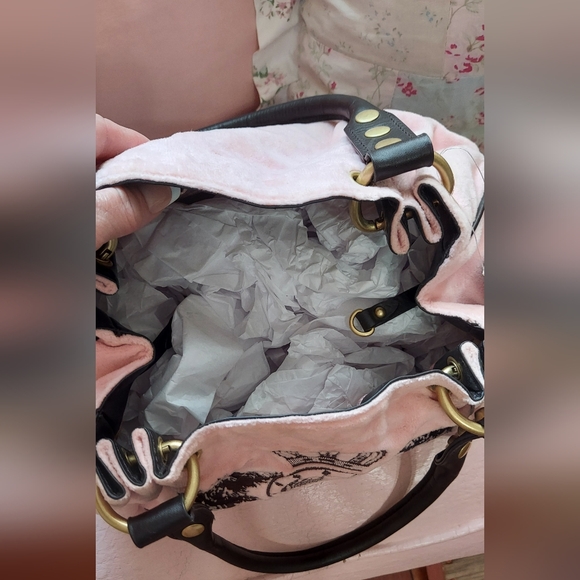 🎀 Rare Baby Pink Juicy Couture Bag - Picture 7 of 11